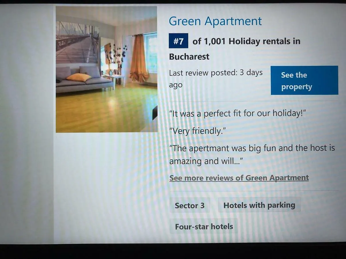 Green Apartment 59 ブカレスト